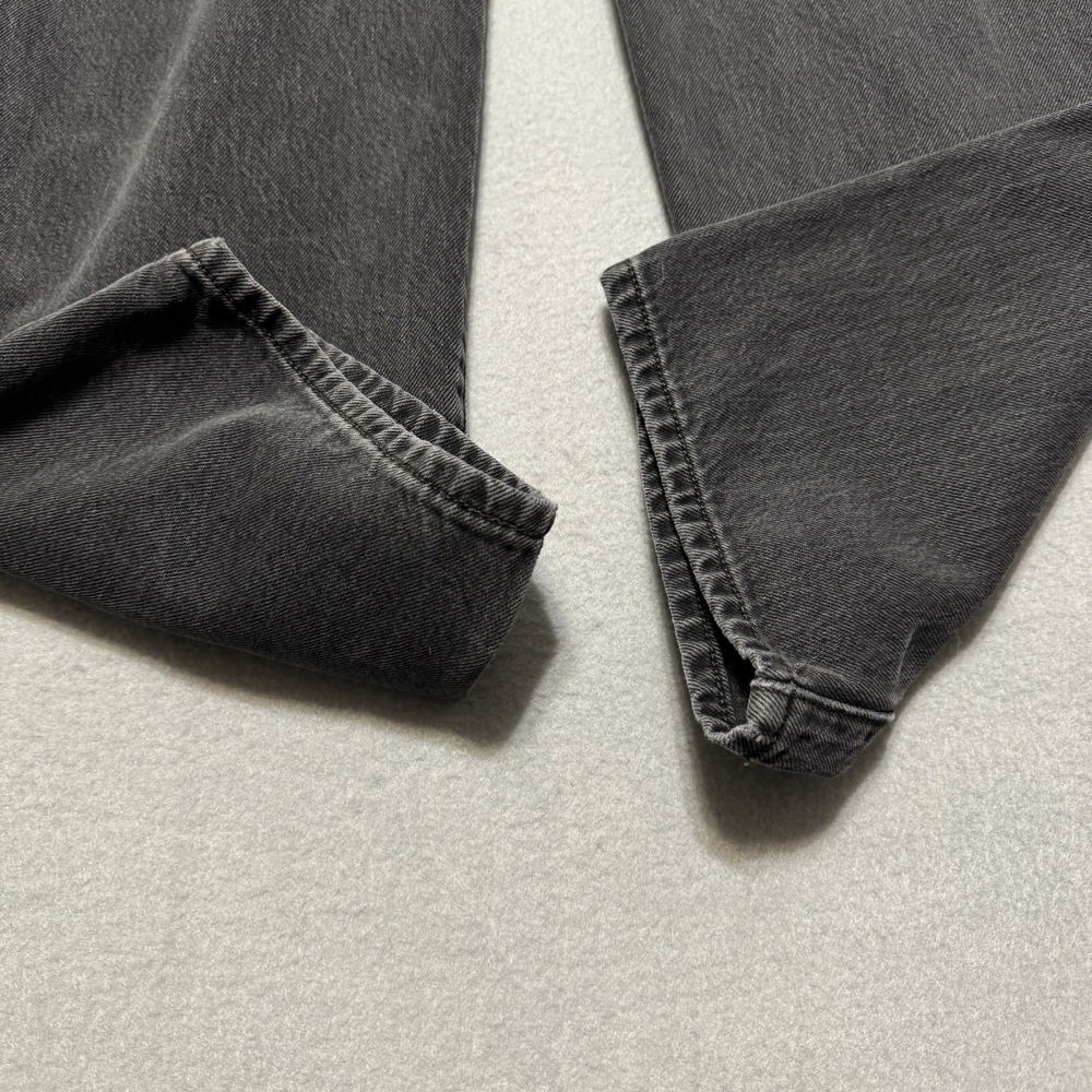 Levi's Premium Black Denim Overalls Women's Adjustable Strap Grunge Y2K Size S - Picture 3 of 16